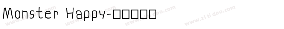 Monster Happy字体转换